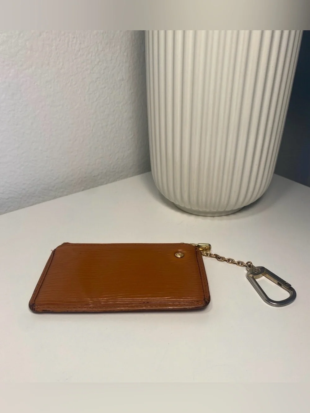 Final Price~ Vintage Louis Vuitton Key Clés Epi Leather In Kenyan Fawn